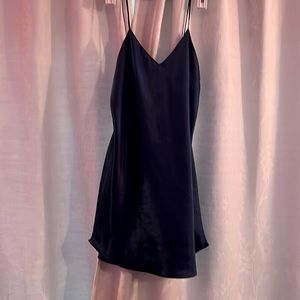 Navy Blue Slip Dress